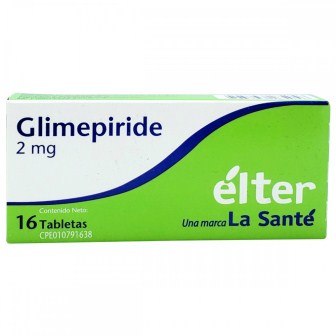 GLIMEPIRIDE TABLTAS 4MG X 16 (GLIMERID)