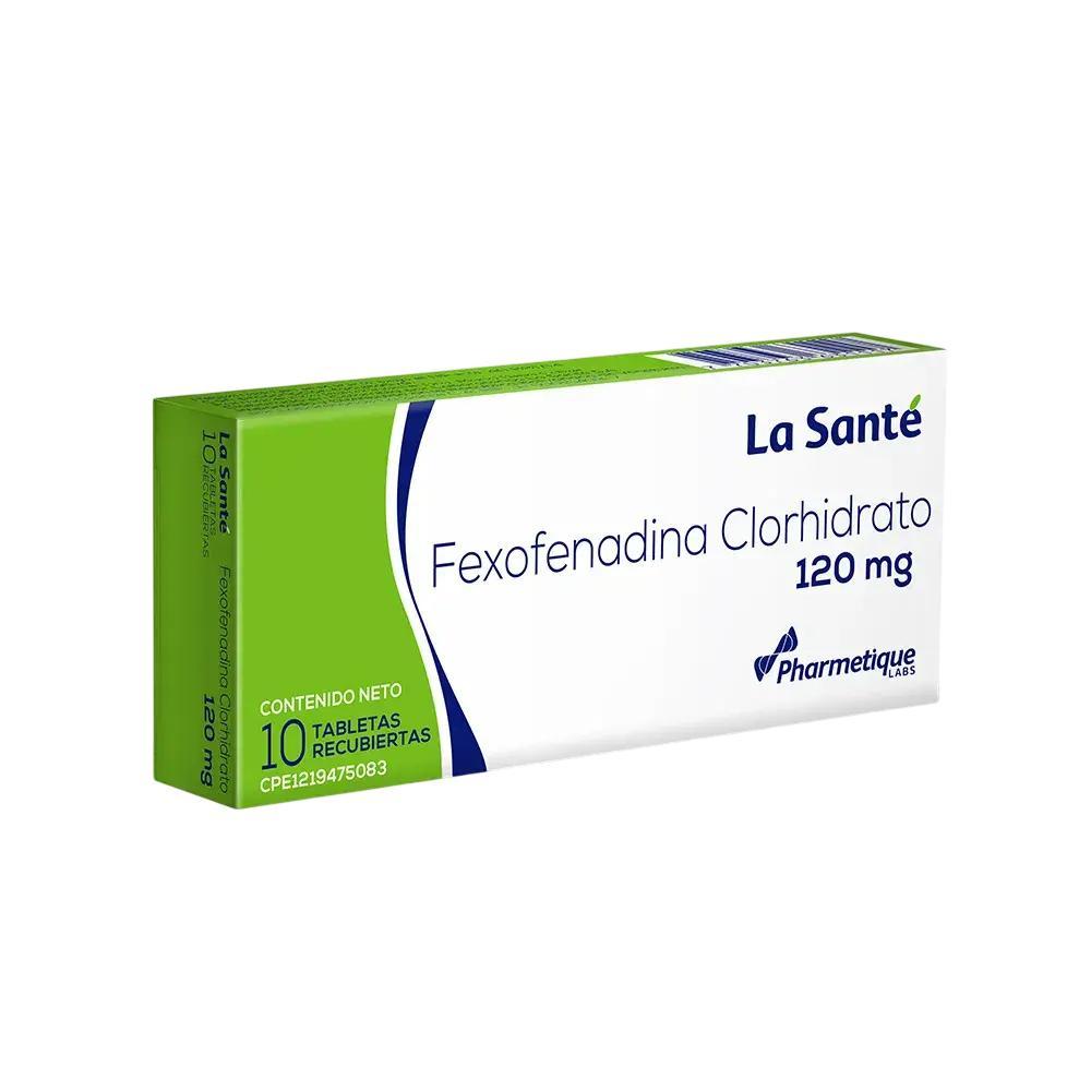 FEXOFENADINA 120 MG X 10 TAB