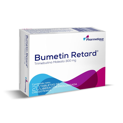 BUMETIN RETARD TRIMEBUTINA LP 300 MG X 20 TAB LP COLYPAN 