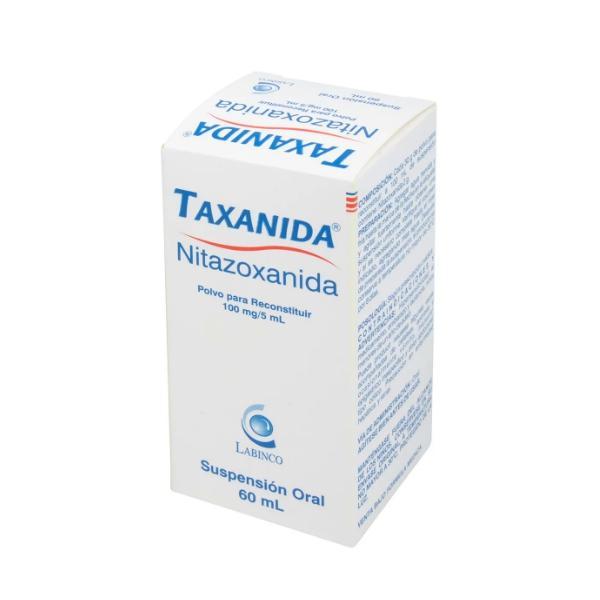 TAXANIDA NITAZOXANIDA P/SUSP 100MG/5ML X 60 ML (CELECTAN/ GIVOTAN/ ZONTRICON) SANFER