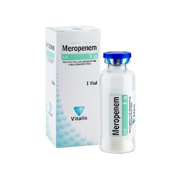 MEROPENEM 1G POLVO P/ SOL INY I.V VITALIS