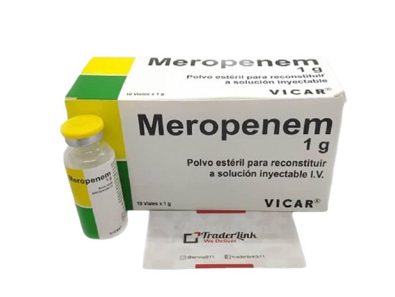 MEROPENEN 1 G (IV) X 1 AMP VICAR (MEROBAC/ MERODEX)