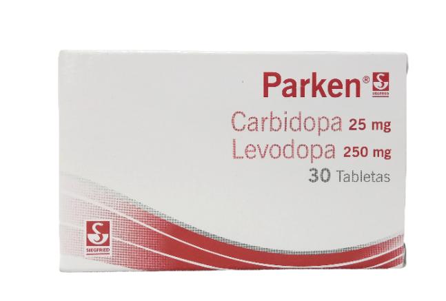 PARKEN CARBIDOPA LEVODOPA 25 MG / 250 MG X 30 TAB