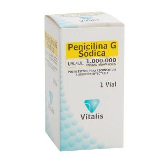 PENICILINA G SODICA 1.000.000 UI POLVO P/ SOL. INYEC IV/ IM