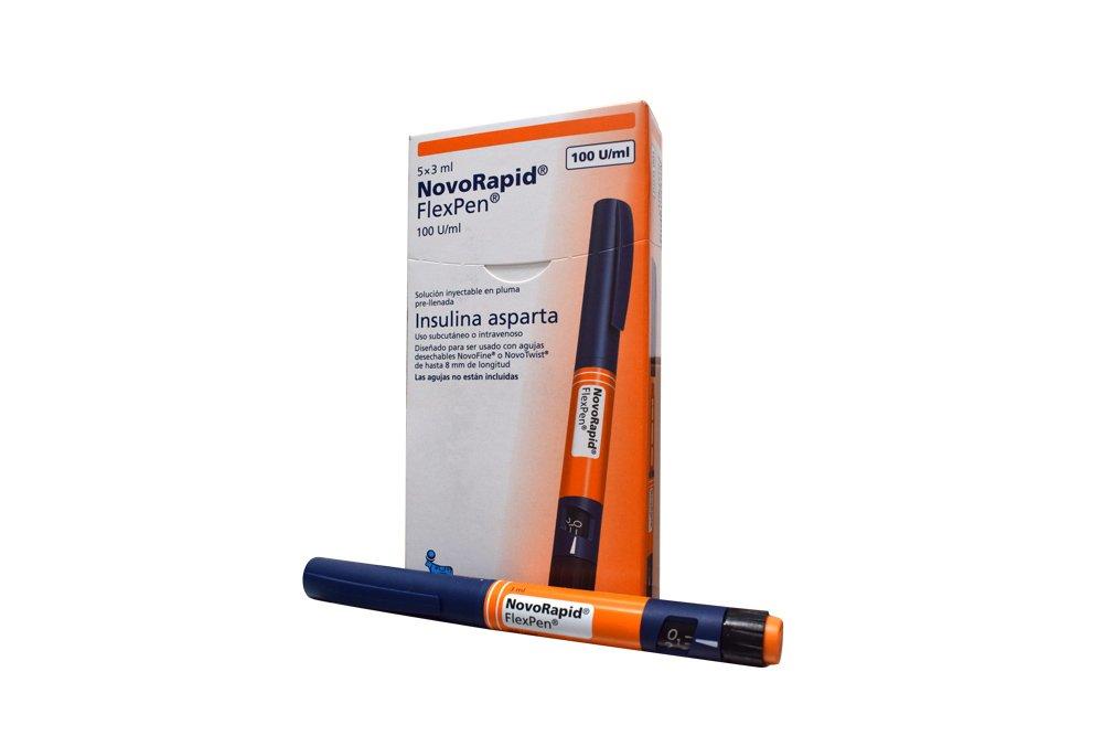 INSULINA NOVORAPID FLEXPEN ASPARTA 100U/ML S.C 3ML CADENA DE FRIO