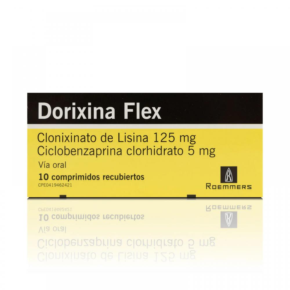 DORIXINA FLEX LISINA 125 MG CICLOBENZAPRINA 5 MG X 10 COMP REC