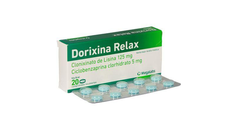 DORIXINA FLEX LISINA 125 MG CICLOBENZAPRINA 5 MG X 5 COMP REC
