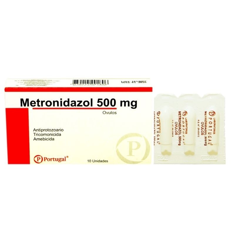 METRONIDAZOL 500 MG X 10 OVULOS