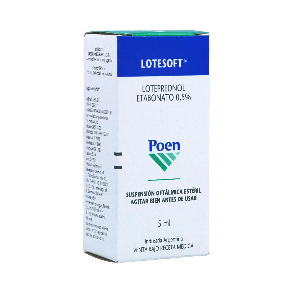 LOTESOFT LOTEPREDNOL ETABONATO 0.5% SOL OFT X 5ML 