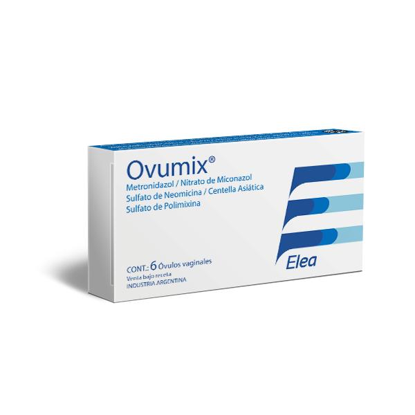 OVUMIX METRO/MICO/NEO/CENTELLA/POLIMIXINA X 6 OVULOS (GYNOTRAN)