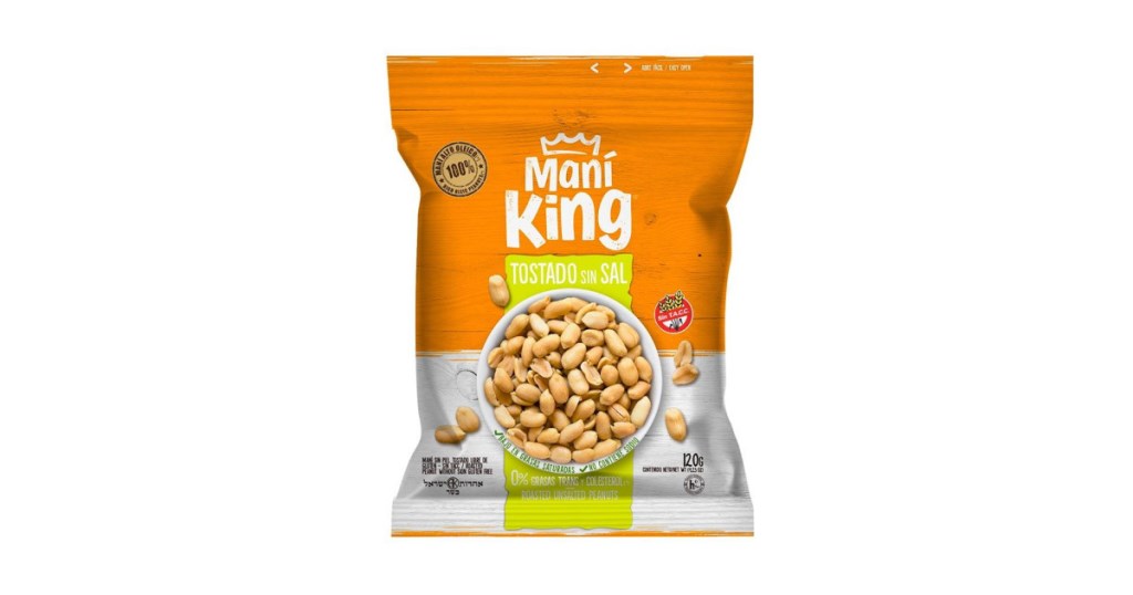 KINGS MANI SALADO SIN PIEL 10 X 120G