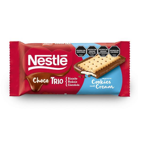 NESTLE CHOCO TRIO GALLETAS Y CREMA (COOKIES AND CREAM) 90GR 