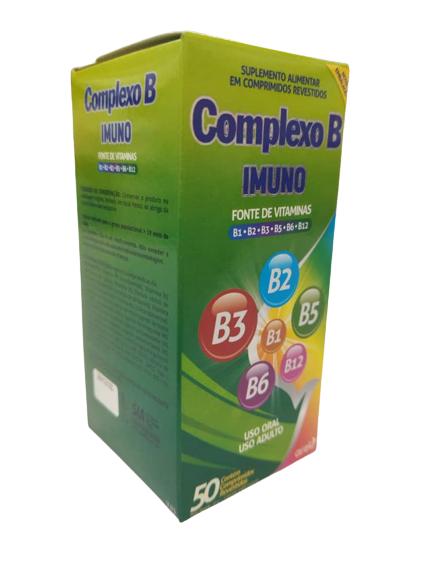 COMPLEXO B IMUNO COMPLEJO B1 B2 B3 B5 B6 B12 X 50 COMP REVESTIDOS (MIOVIT NEURIBE)