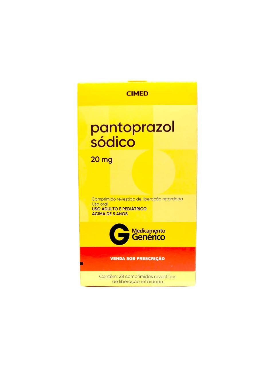 PANTOPRAZOL SODICO 20 MG X 28 COM REV CIMED