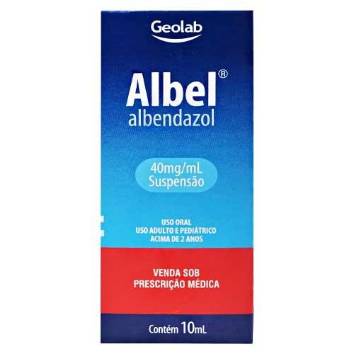 ALBEL ALBENDAZOL 40 MG/10ML SUSP X FCO (ALBEZOL/ ALBICAR/ ZENTEL)