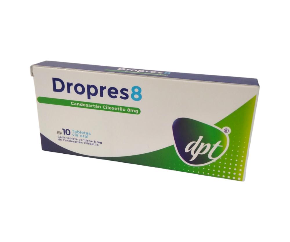 DROPRES CANDESARTAN 8 MG X 10 TAB (CANDER BLOCAX )