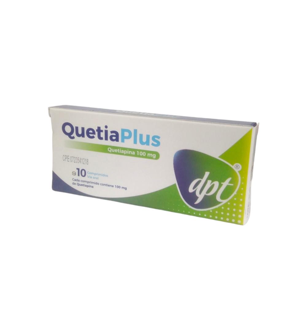 QUETIAPLUS QUETIAPINA 100 MG X 10 COMP (EDAGAN/ QUETIAZIC/ SEROQUEL/ SERONOVA)