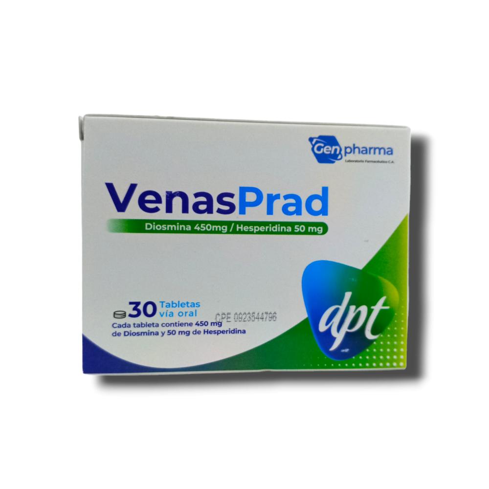 VENASPRAD DIOSMINA HESPERIDINA 450-50 MG X 30 COMP REC (VENAFLON/DAFLON/FLAVONID)