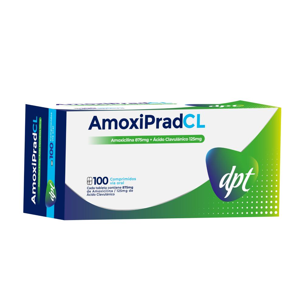 AMOXIPRAD-CL AMOXICILINA ACIDO CLAVULANICO 875MG/125MG X 16 TAB DPT (FULGRAM/ CURAM/ AUGMENTIN)