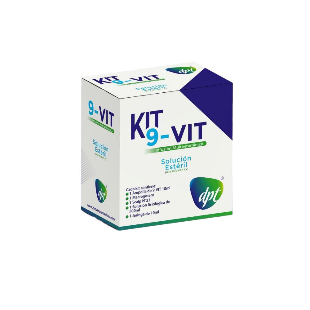 KIT 9-VIT INF MULTIVITAMINICA SOL ESTERIL I.V (AMP 9-VIT/MACRO/SCALP N 23/JERINGA 10 ML)