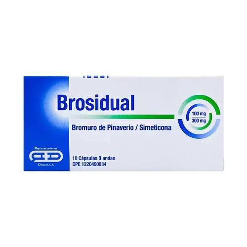 BROSIDUAL BROMURO PINAVERIUM/SIMETICONA 100MG-300MG X 10 CAP