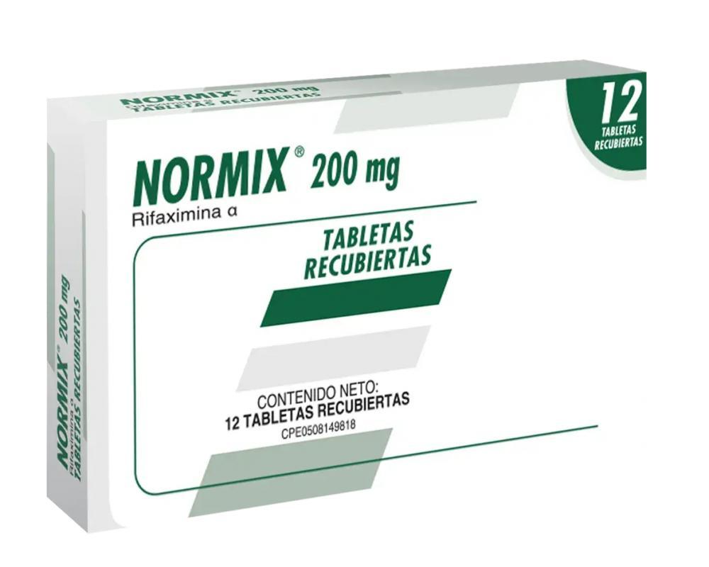 NORMIX RIFAXIMINA 200 MG X 12 TAB REC (RIFAMIX)