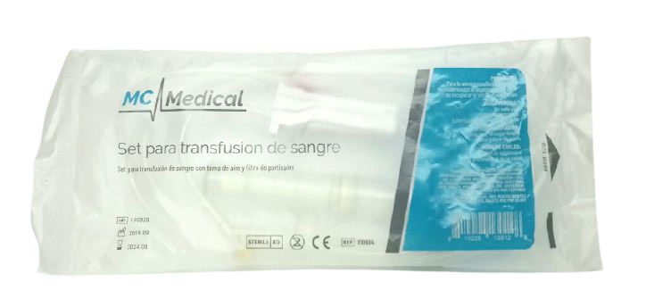 SET PARA TRANSFUSION DE SANGRE 