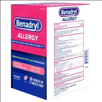 BENADRYL ALLERGY X 25 - 2  DIFENHIDRAMINA (AMIDRIL)