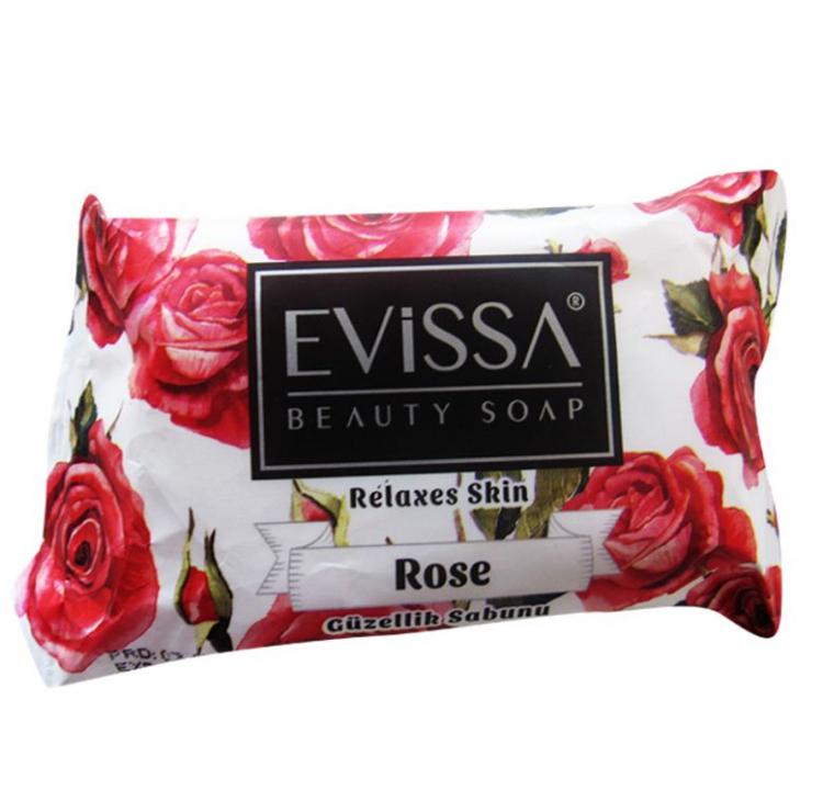 EVISSA JABON BARRA ROSE MILK 85 G X 72