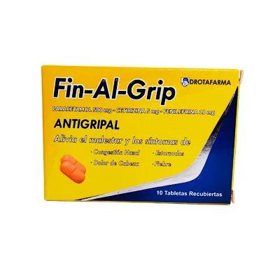 FINALGRIP FORTE PARACETAM 500MG/ CETIRIZINA 5MG/ FENIL 10MG/DEXTROME 15MG X 10 TAB