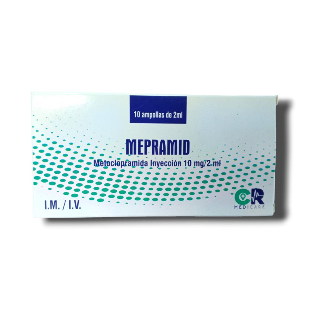 MEPRAMID METOCLOPRAMIDA 10MG/2ML SOL INY IM/IV X 1 AMP