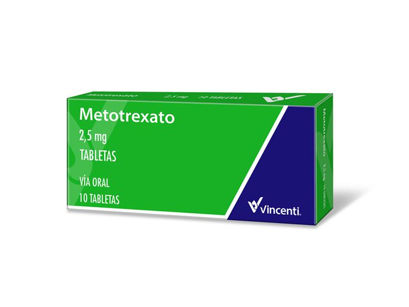 METOTREXATO 2.5 X 10 TAB VICENTI