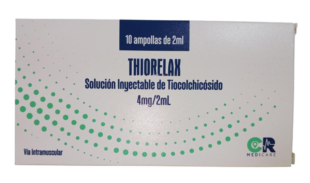 THIORELAX TIOCOLCHICOSIDO 4 MG/2ML I.M X 1 AMP (EUSELIN)
