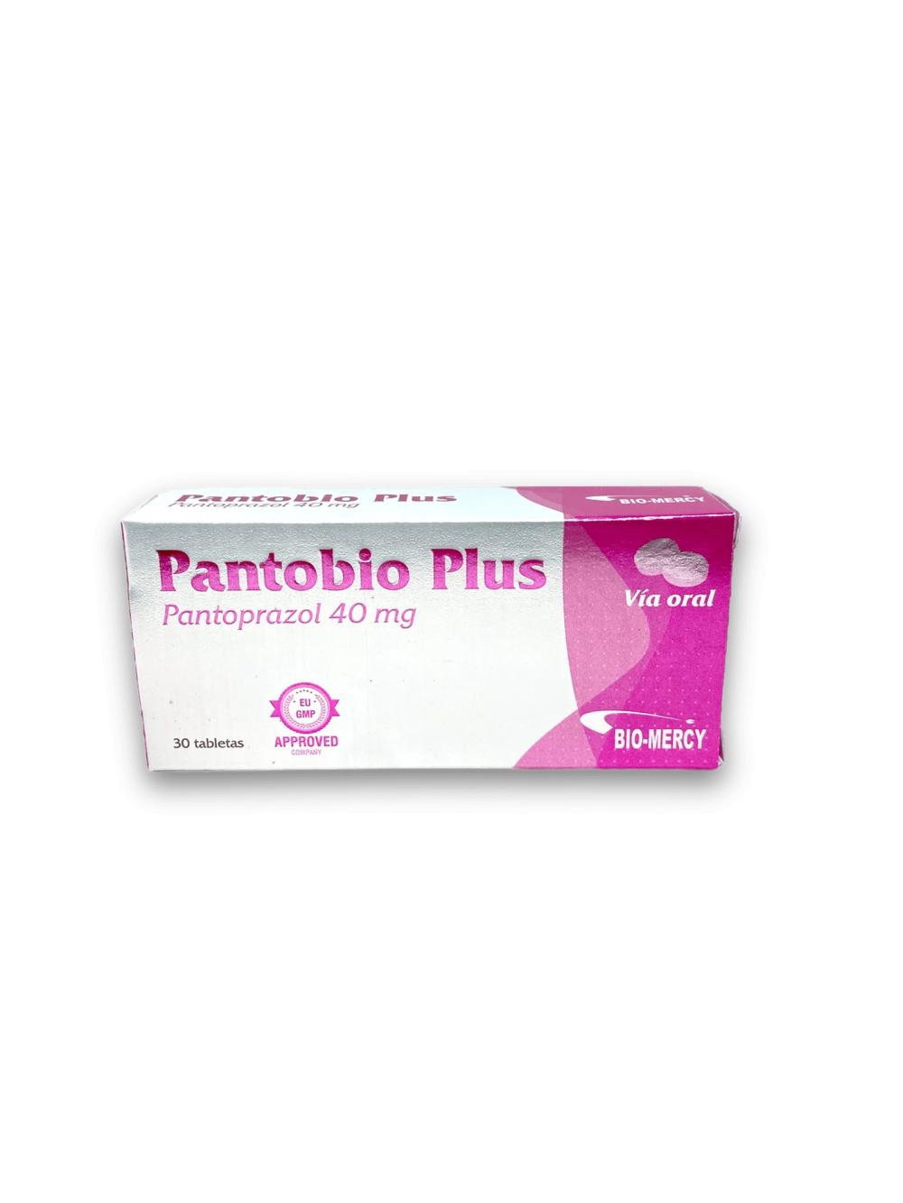 PANTOBIO PLUS PANTOPRAZOL 40 MG X 30 TAB