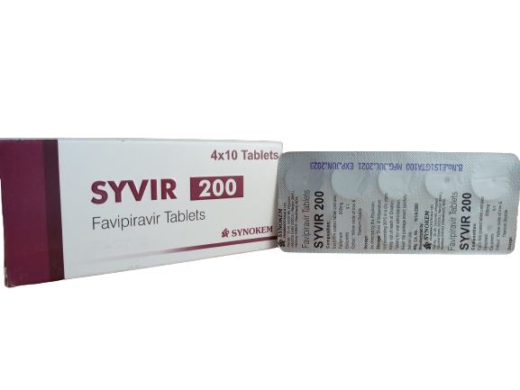 SYVIR FAVIPIRAVIR 200 MG X 40 TAB 