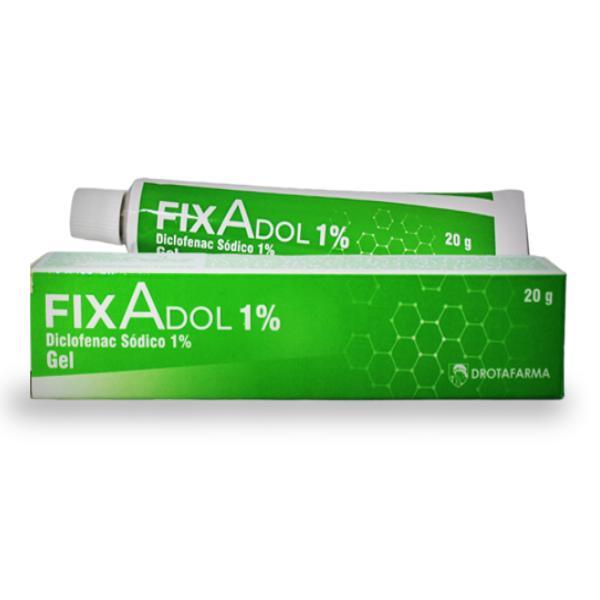 FIXADOL 1% GEL (DICLOFENAC SODICO) 20G DROTAFARMA