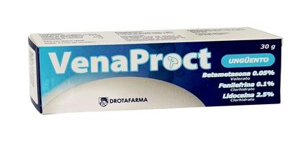 VENAPROCT BETAMETASONA FENILEFRINA LIDOCAINA X 30GR