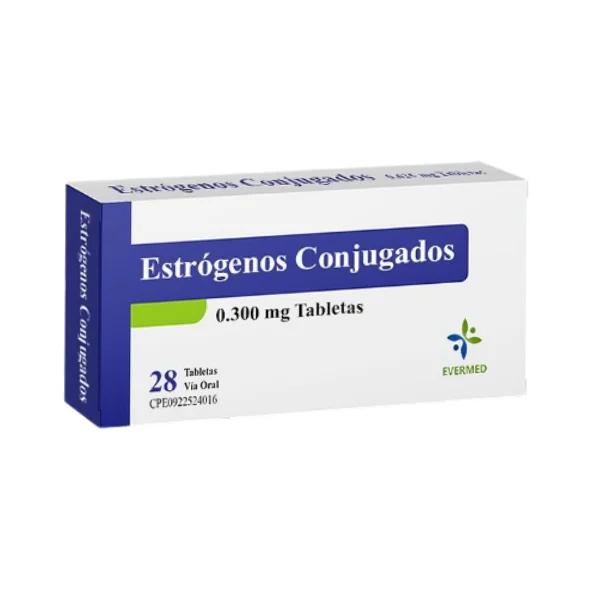 ESTROGENOS CONJUGADOS 0.300MG X 28 TAB