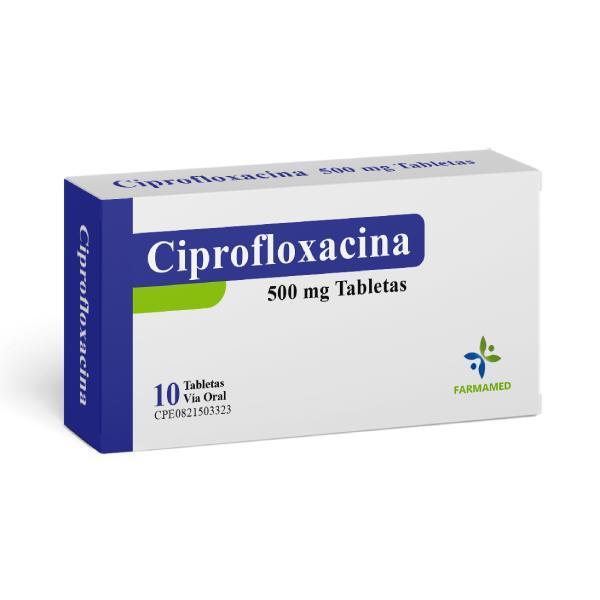 CIPROFLOXACINO 500MG 10TAB FARMAMED
