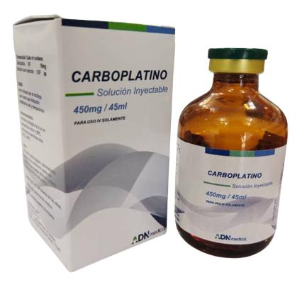 CARBOPLATINO 450 MG / 45 ML SOL INY IV