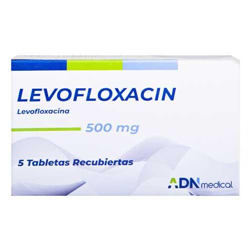 LEVOFLOXACINA (LEVOFLOXACIN) 500 MG X 5 TAB ADN