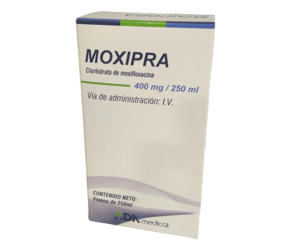 MOXIPRA MOXIFLOXACINA 400MG/250ML INF INY I.V ADN