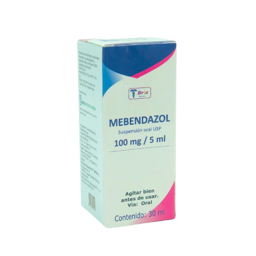 MEBENDAZOL 100MG/5ML SUSP X 30 ML (BENDAMEN/ BRIPERIN)