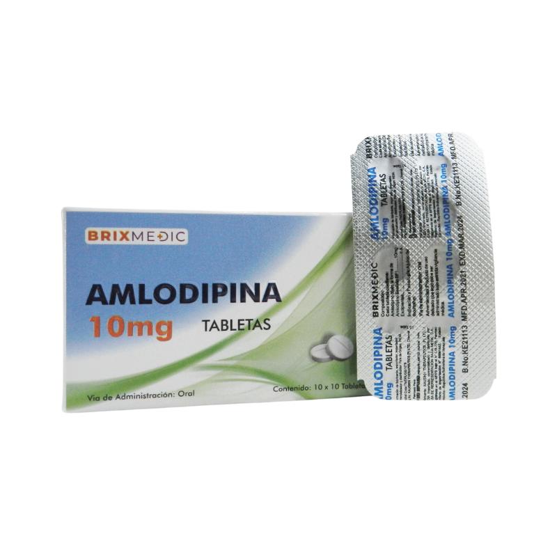 BLIST AMLODIPINA 10 MG X 10 TAB (LODIPIN/ ANGIOVAN/ NORVASC)