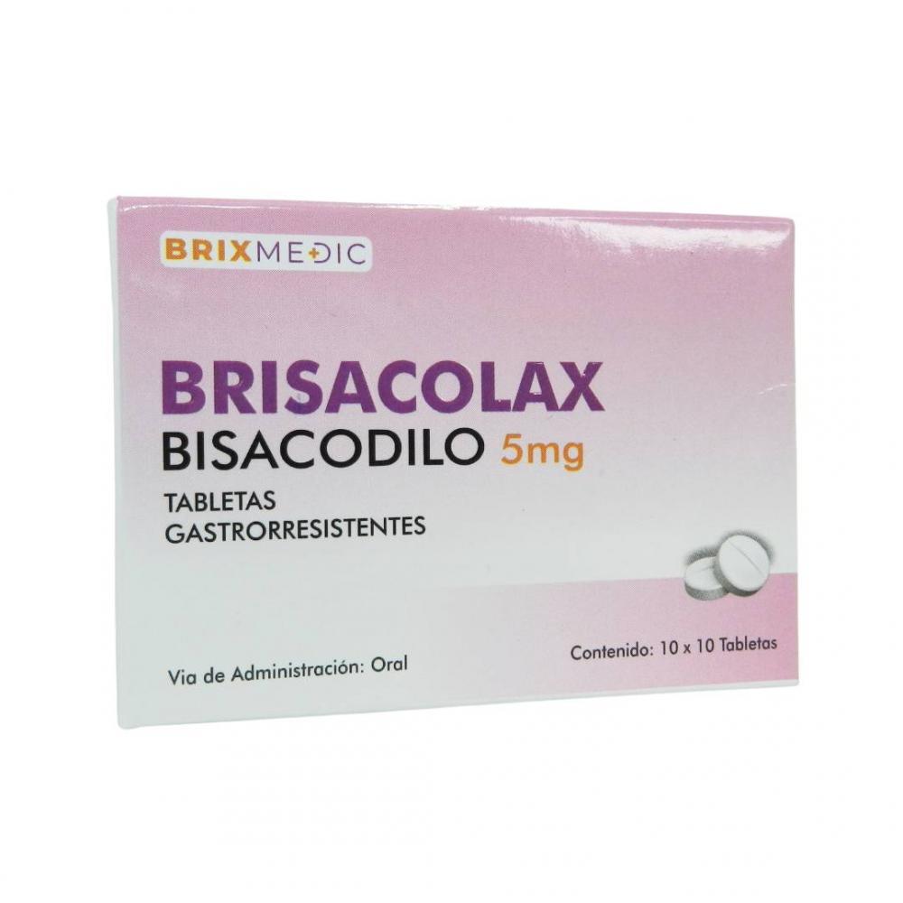 BRISACOLAX BISACODILO 5MG X 30 TAB GP (DULCOLAX-LAXANTE)