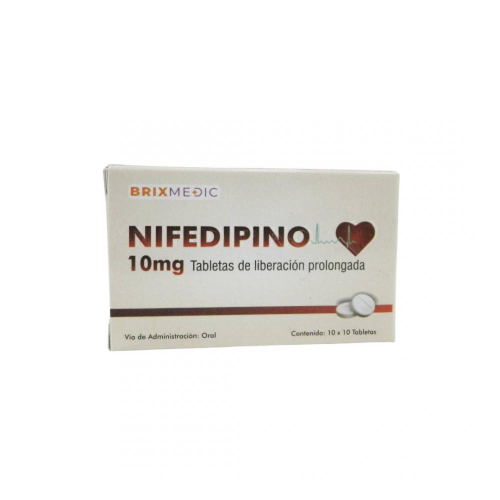 NIFEDIPINO 10 MG X 30 TAB LP BRIX MEDIC (NIFELAN TENSOMAX TENSOPIN)
