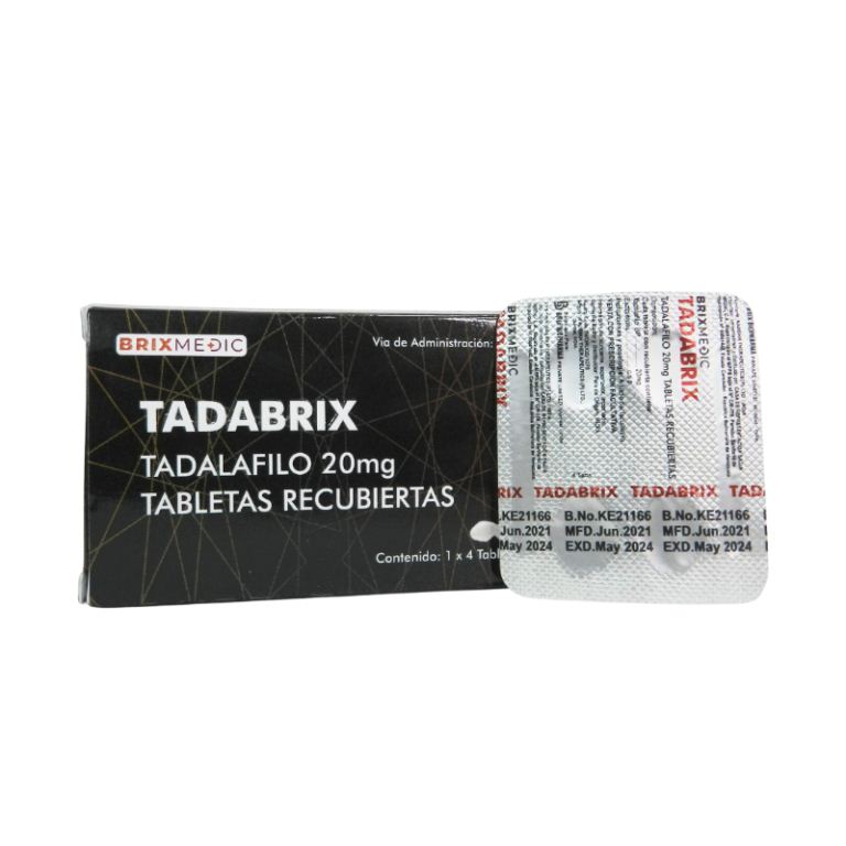 TADABRIX TADALAFILO 20MG X 4 TAB