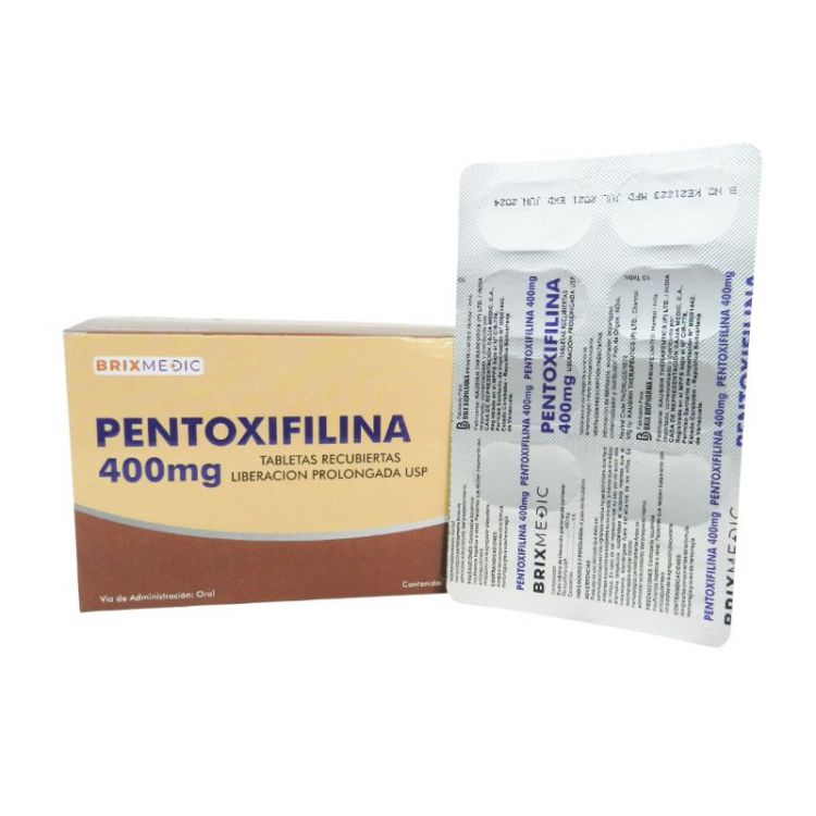 BLIST PENTOXIFILINA 400 MG X 10 TAB LP (HEMOVAS NELORPIN VASCER)