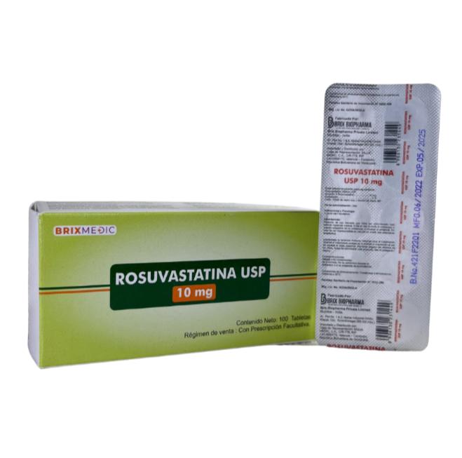 BLIST ROSUVASTATINA 10 MG X 10 TAB REC (REGULIP CRESADEX ROSULIP)