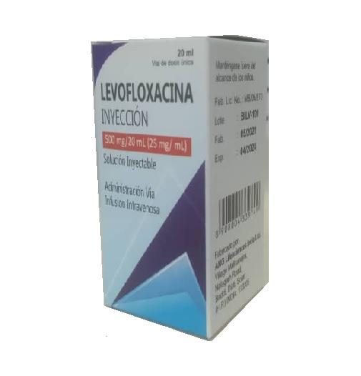 LEVOFLOXACINA INY 500MG / 20ML 